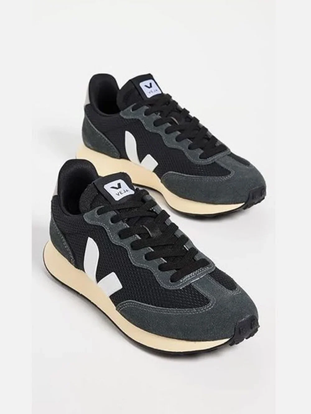 VEJA Rio Branco II Sneaker, Black Women Size 6 recycled polyester - Picture 1 of 6